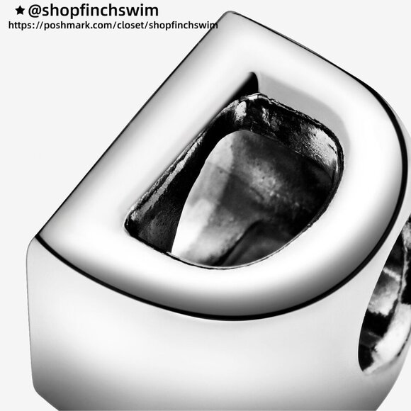 Pandora Letter D Alphabet Charm - Picture 4 of 6